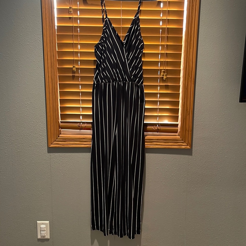 Striped jumpsuit